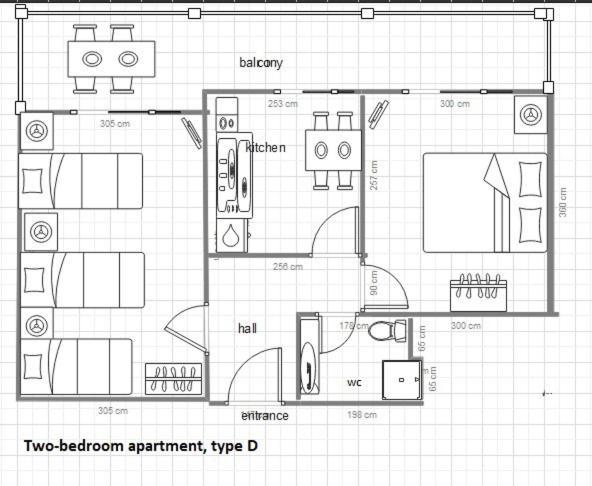 Apartments Dimitra Paralia Dionisiou Eksteriør billede