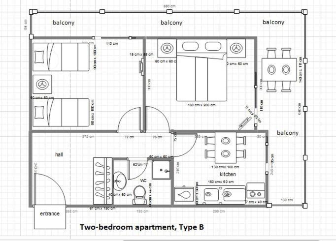 Apartments Dimitra Paralia Dionisiou Eksteriør billede